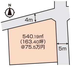 岡山市北区新屋敷町3丁目　土地　12,336.7万円　ファーストランド